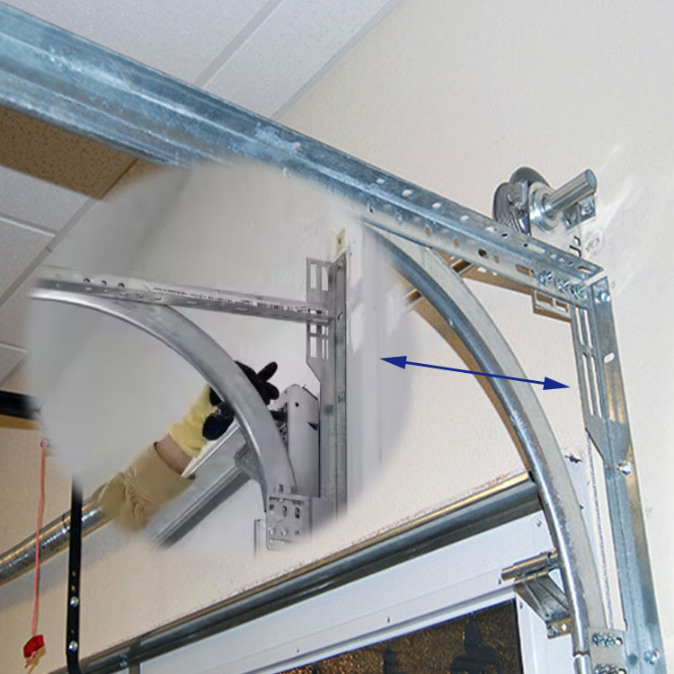 Garage Door Residential Flag Bracket Galvanized Sheet Slotted Flag Bracket