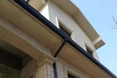 how to hang a rain gutter