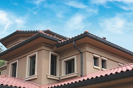 downspout gutter around corners