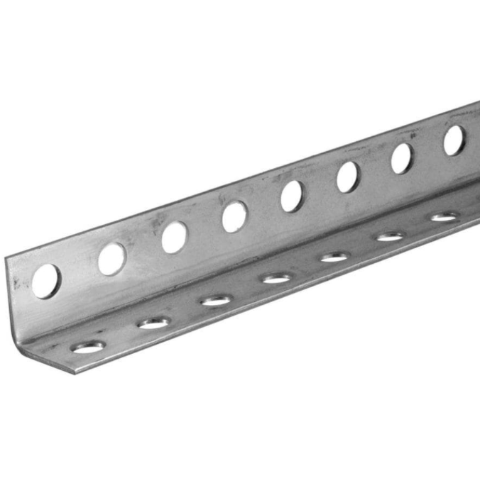 14 Gauge Punched Galvanized Steel Angle For Sale