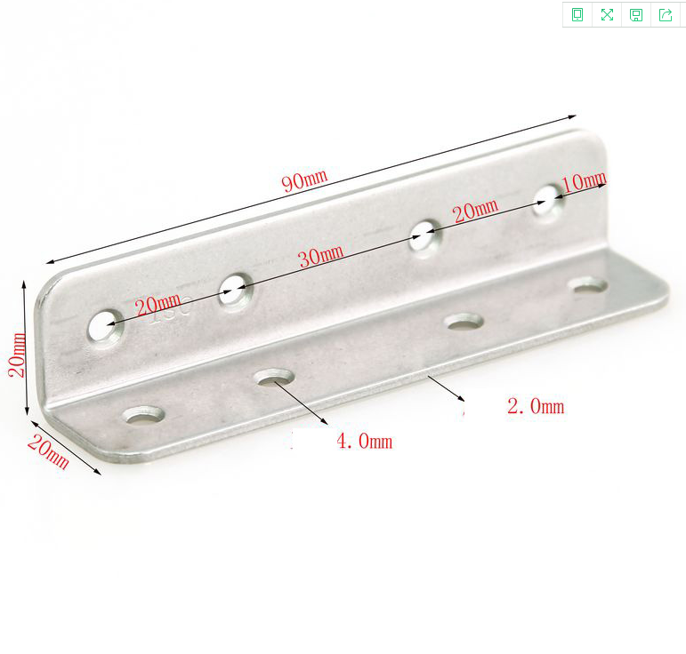 L Type Connection Metal Brackets