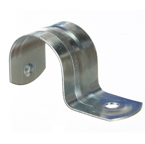 Custom single hole clamp conduit pipe clip metal half saddle
