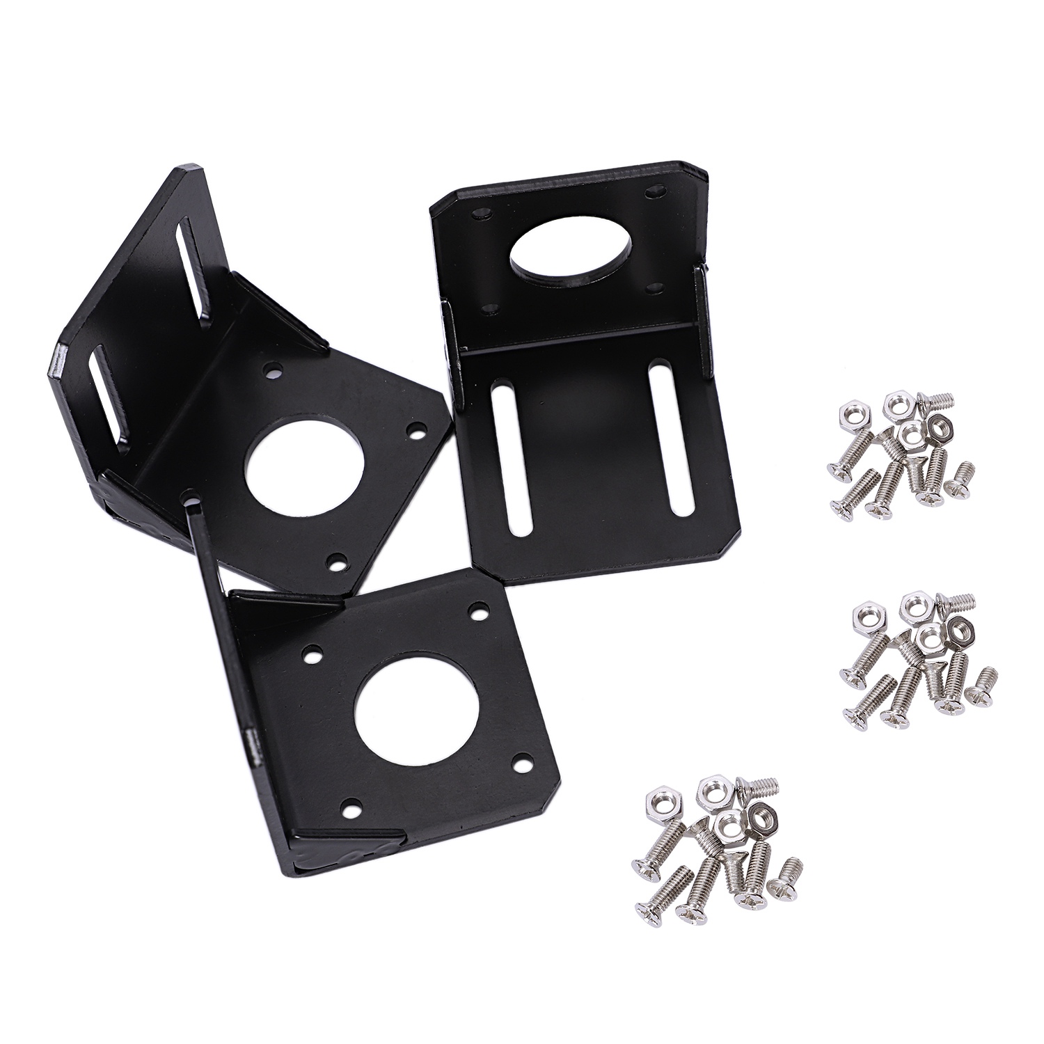 Stepper motor mounting brackets