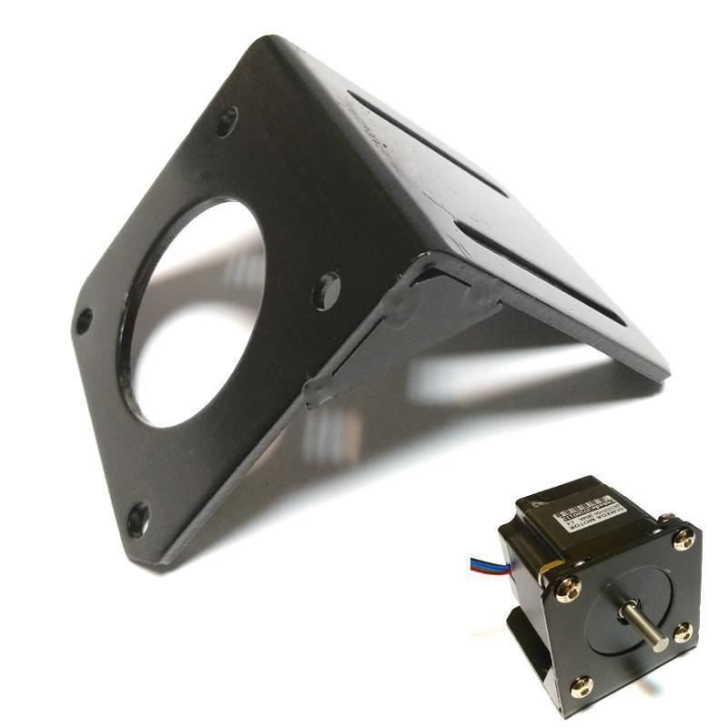 Stepper motor mounting brackets