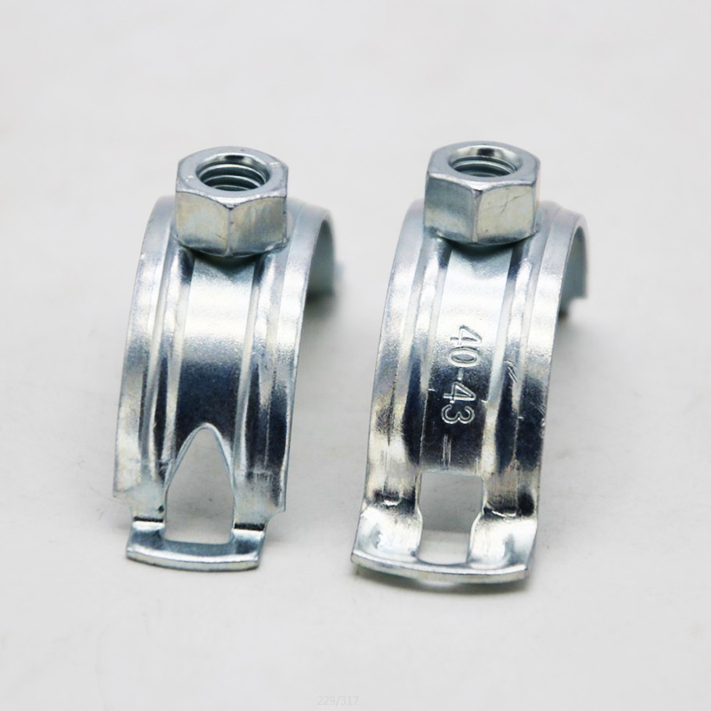 Zinc Plated Steel Pipe Saddle Clamp