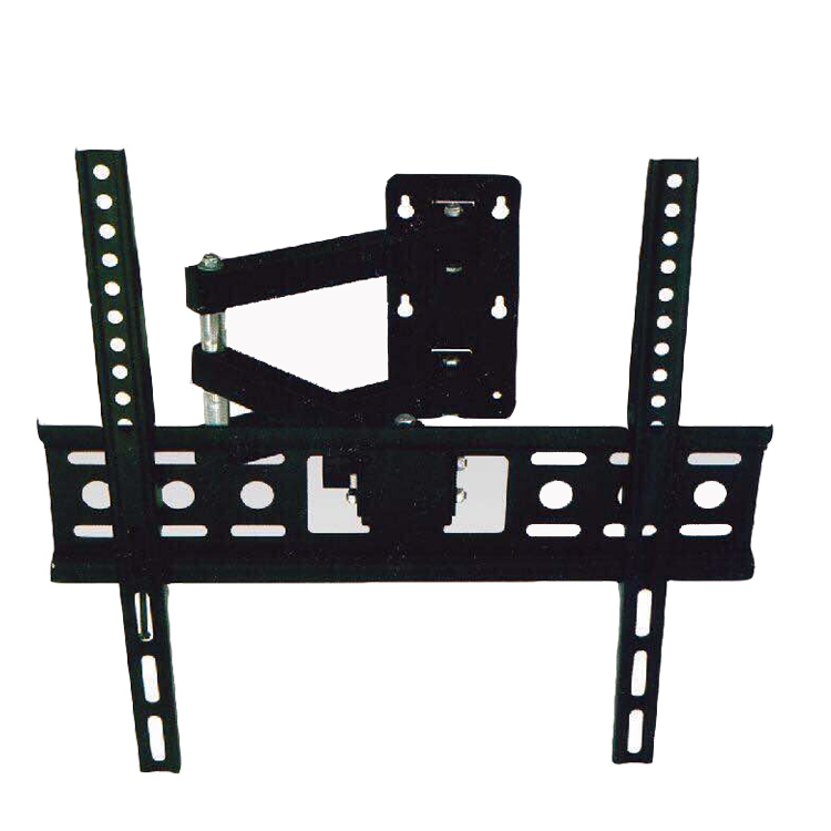 Black powder coated TV mount