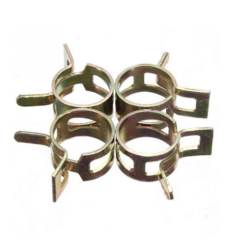 Flexible spring hose clamps