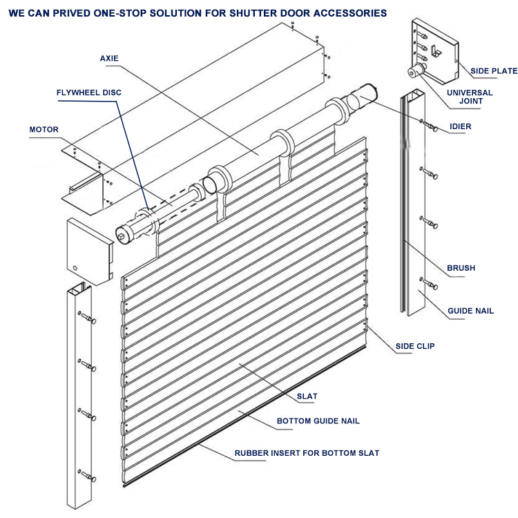 Garage Door Accessories roll up gate roller shutter door hook