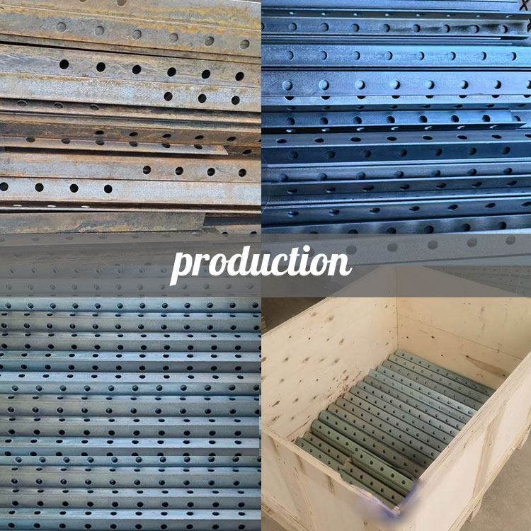 Galvanized Steel Perforated Slotted Angle bar for Garage Door