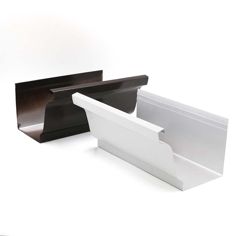 Rain gutter seamless K style hidden gutter