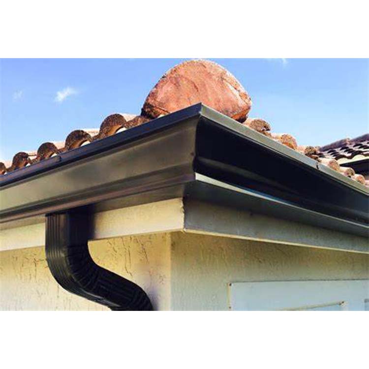 Rain gutter seamless K style hidden gutter